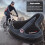 Polyurethane Mountain Bike Saddle Black Striped 6