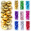 Shatterproof Gold Christmas Ball Ornament Large 7