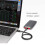 Καλώδιο Thunderbolt 3, καλώδιο δεδομένων USB C σε USB C 4 ποδιών, 40Gbps, φόρτιση 100W, καλώδιο 4