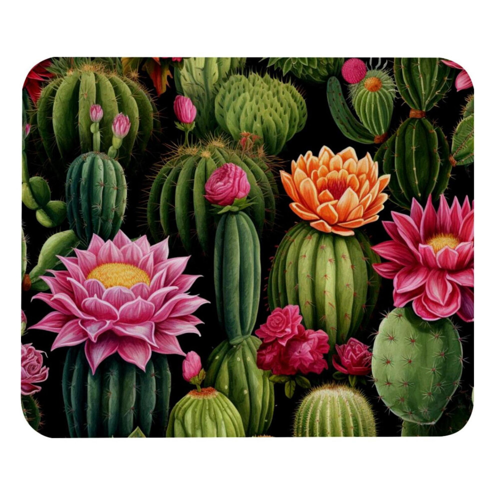 Cactus Mousepad Non-Slip Cloth Desk Mat 12X24 In 917087735896