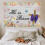 Easter flag tapestry wall decor 5 x 7 ft 5
