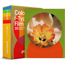 Polaroid Color I-Type Film Retinex Round Frame 16 Photos