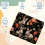 Mouse Pad Rabbit Flower Pattern Anti-Slip Rubber Base 3