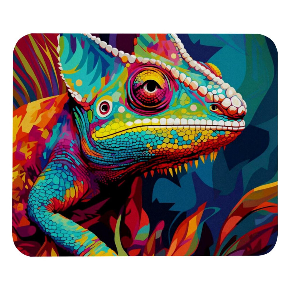 Chameleon Print Mouse Pad Premium Textured Non-Slip 8.3X9.8 917087736510