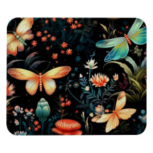 Glowworm Mouse Pad Smooth Gliding Anti-Slip 24x12 in