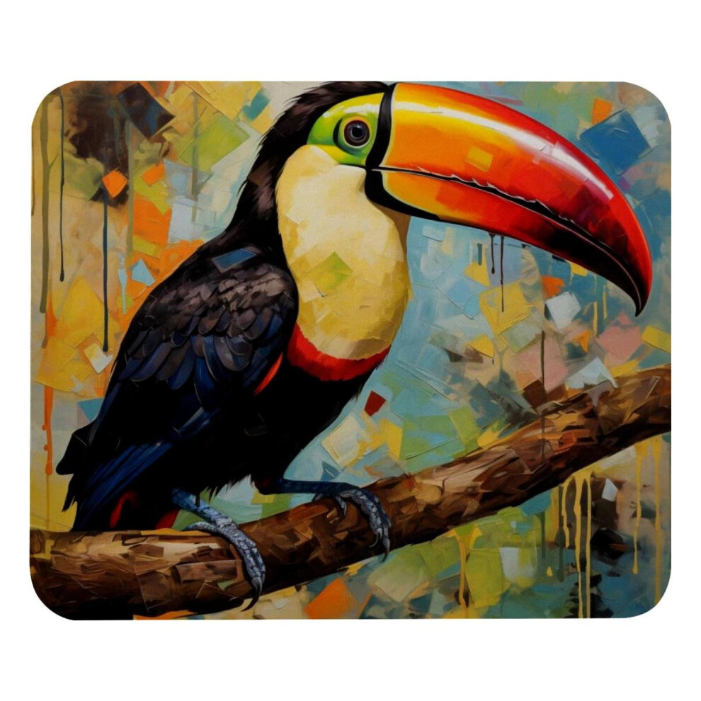Toucan Plants Mouse Pad Smooth Non-Slip 8.3X9.8 In 917087736558