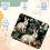 Rabbit Leaf Mouse Pad Anti-Slip Rubber Base 1 Pack 3
