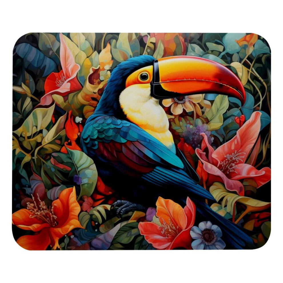 Toucan Leaves Mouse Pad Comfortable Surface 1 Pack 917087737135