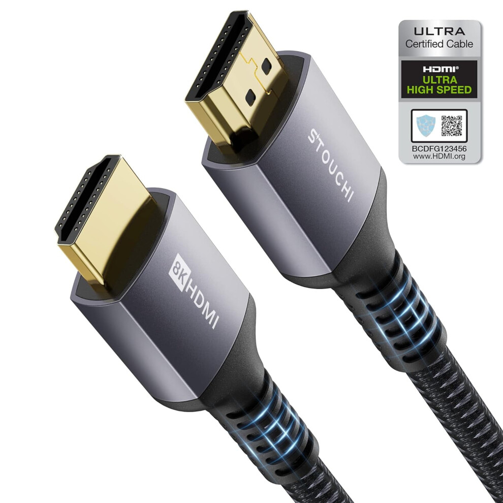 Hdmi 2.1 Cable 6Ft 48Gbps 8K60hz Certified 9336866947847