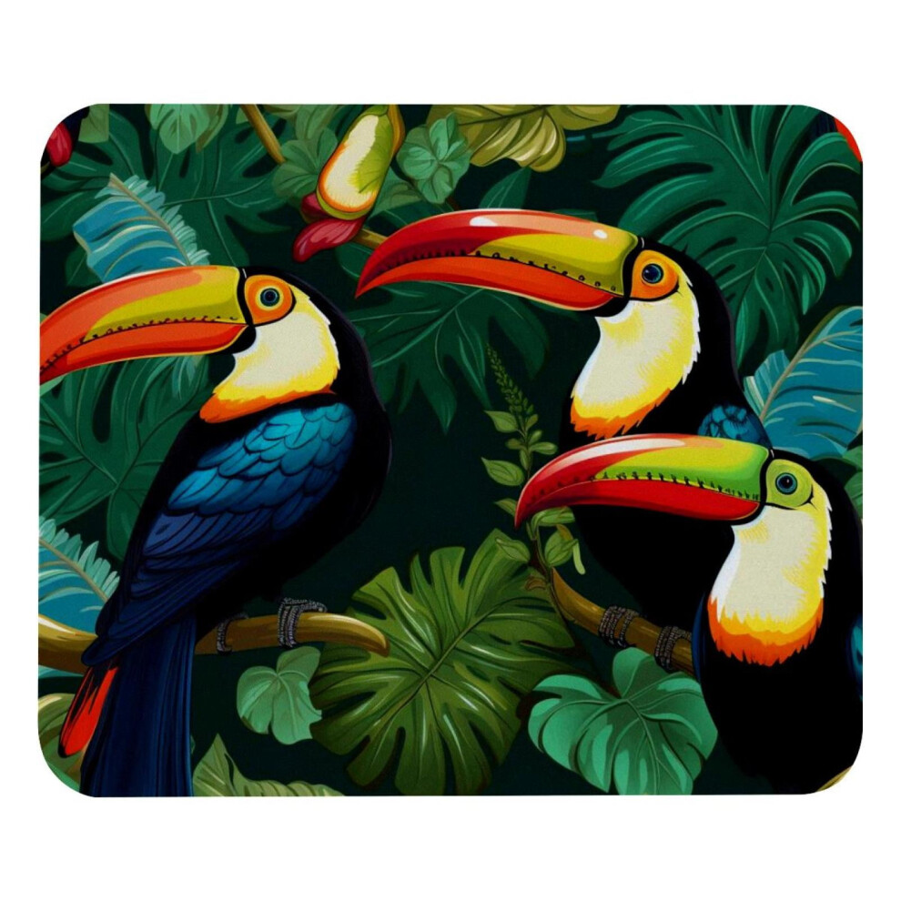 Toucan Plants Print Mouse Pad 24X10 Inches 917087737173