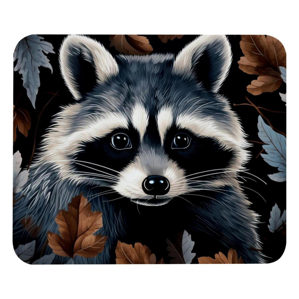 Desk Mat Cute Coon Design Rubber Base 24X12 Inch 917087736275
