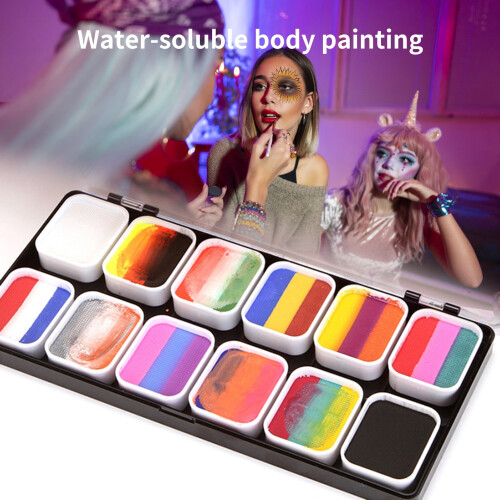 Watercolor Paint Set Portable 12 Colors 1