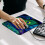 Peacock Feather Green Mouse Pad Non-Slip Rubber Base 7