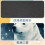Polar Bear Mouse Pad Starry Sky 8.3x9.8 in 4