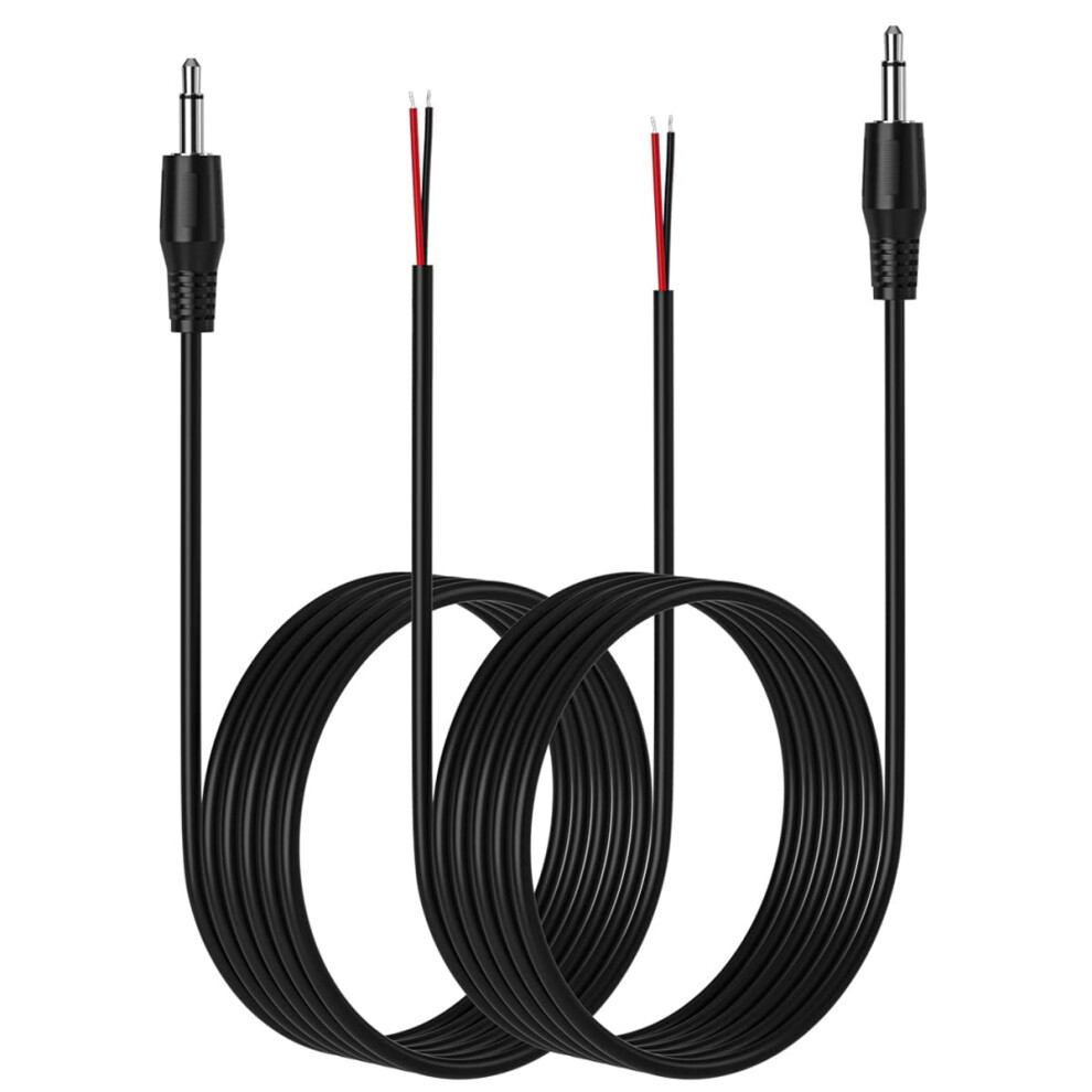 3.5Mm Male Jack To Bare Wire Connector Pack Of 2 9336866948608
