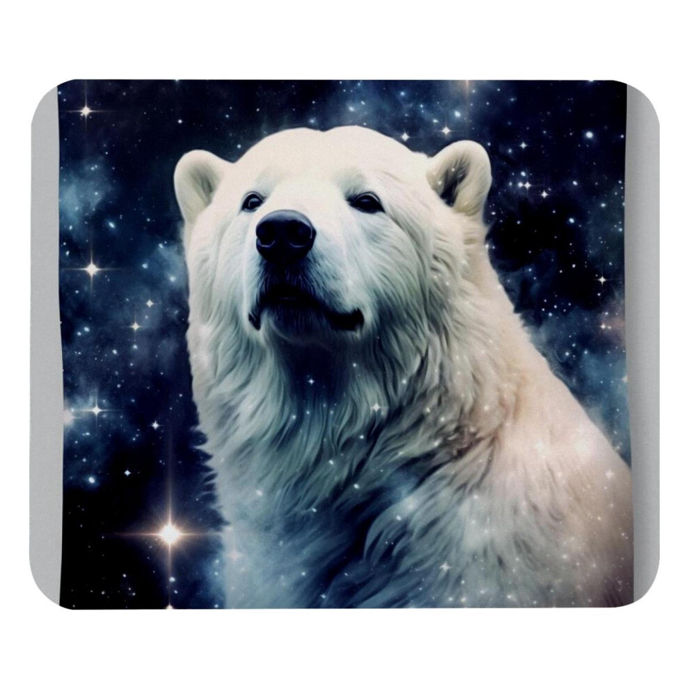 Polar Bear Starry Sky Mousepad Non-Slip Waterproof 24X12 917087738736