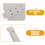 Golf Tees Holder PU Pouch for Men 1 Pack 4