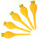 Plastic Golf Tees Portable 5 pcs 1