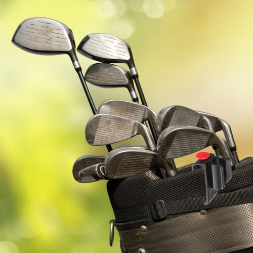 Golf putter club fixing clip black plastic 1 piece 2