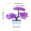 Árvore Bonsai Artificial de Plástico para Decoração de Mesa (1 peça) 3