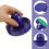 Red table hockey pusher with plastic pucks 3