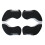 Washable Nylon Iron Head Cover Set Black 10 pcs 4