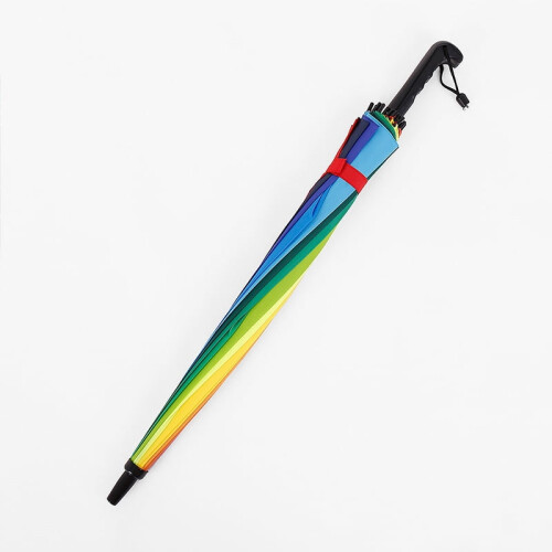 Rainbow Umbrella Windproof 16K 135cm Long Handle 1