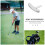Golf Putter Head Zinc Alloy Double-Sided Ball Silver 6