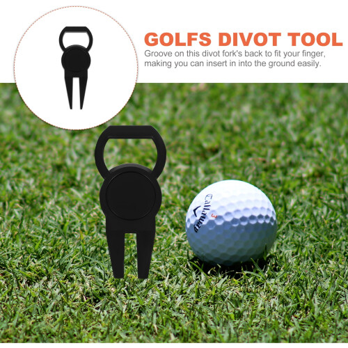 Golf divot tool folding zinc alloy portable 2