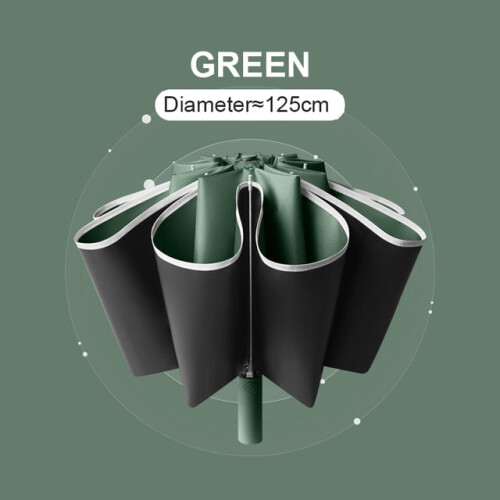 Men's Automatic Folding Umbrella 125 cm Waterproof Windproof 1