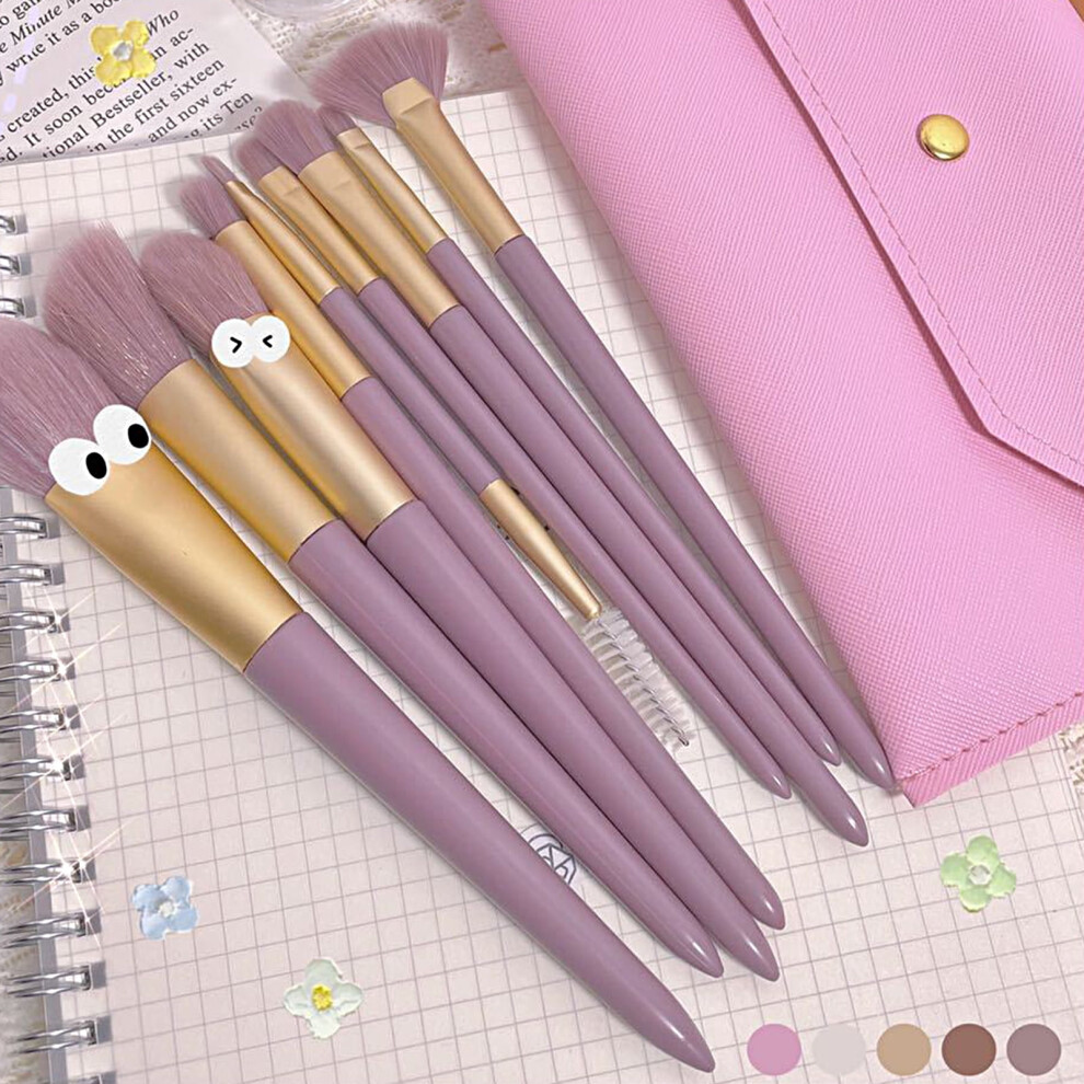 Hesroicy Makeup Brush Set Soft Dense Bristles 12pc