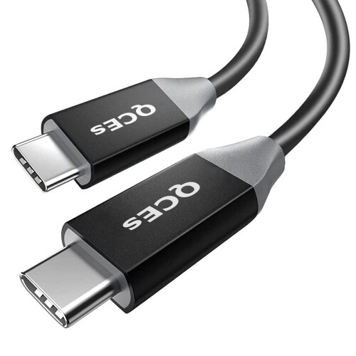 Καλώδιο Thunderbolt 3, καλώδιο δεδομένων USB C σε USB C 4 ποδιών, 40Gbps, φόρτιση 100W, καλώδιο