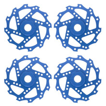 4 Stuks Remschijfwiel Hex Hub Adapter 17mm voor Arrma 1/7 Infraction Limitless Felony 1/8 Typhon RC Upgrade Onderdelen Blauw
