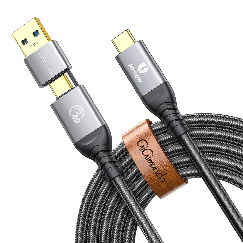 Usb-C Cable 40Gbps 1.6 Ft Thunderbolt 4 8K 100W 917087732079
