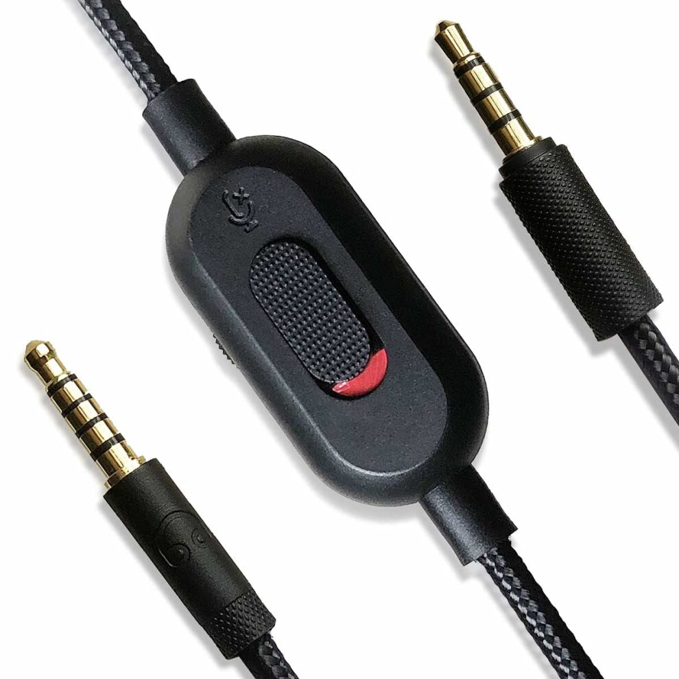 Audio Aux Cable For Logitech G Pro G433 G233 Gaming Headsets 9336866955880
