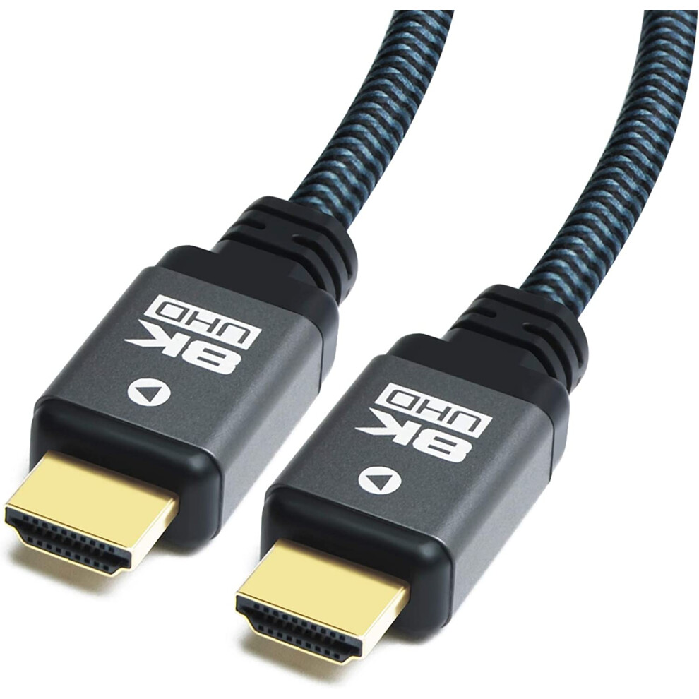 Hdmi 2.1 Cable 8K 48Gbps 15Ft Nylon Braided 9336866955965