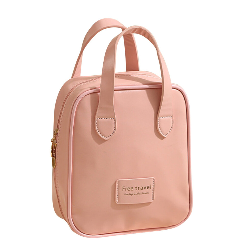Zeceouar Handheld Makeup Bag Large Capacity Portable