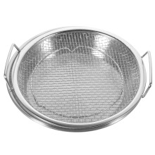 Bandeja de drenaje de malla de acero inoxidable para postres (1 unidad)