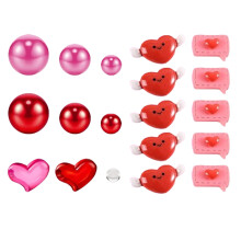 Hariumiu Valentinsdag-vasefyll Romantisk Valentinsdag-vasefyllperler Fint håndverk Festdekorasjon 1 sett Vasefyll av høy kvalitet