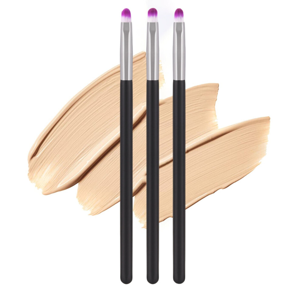 Hesroicy makeup brushes set soft bristles ergonomic handle