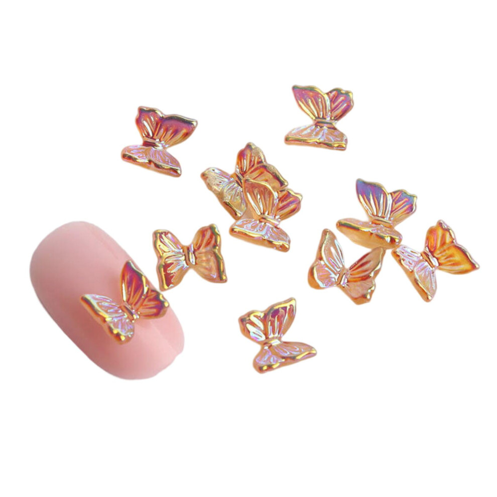 Butterfly Nail Art Charms Resin 100 pcs