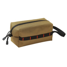 Outdoor Camping Tissue Box Paper Dispenser Box Water Resistant Hanging Portable Tissue Bag for Backpacking Khaki