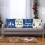 Kerst sneeuwpop kussensloop vierkant 18x18 inch 4