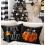 Conjunto de 4 capas de almofada Giyblacko Halloween, 45x45 cm (18x18 polegadas). 7