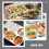 Stainless Steel Divided Cafeteria Tray 3 pcs 6