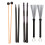 Drum Sticks Set Include Nylon Drum Sticks,Retractable Drum Wire Brushes Rods Drum Stick with Portable Bag 1