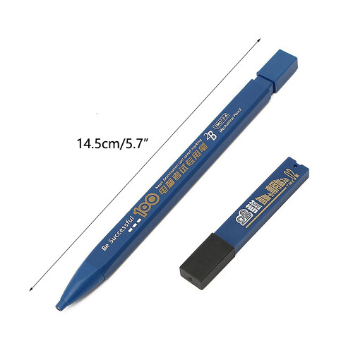 Hariumiu 2B mechanical pencil with refills 2