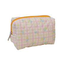 Hesroicy plaid pencil bag large capacity dustproof