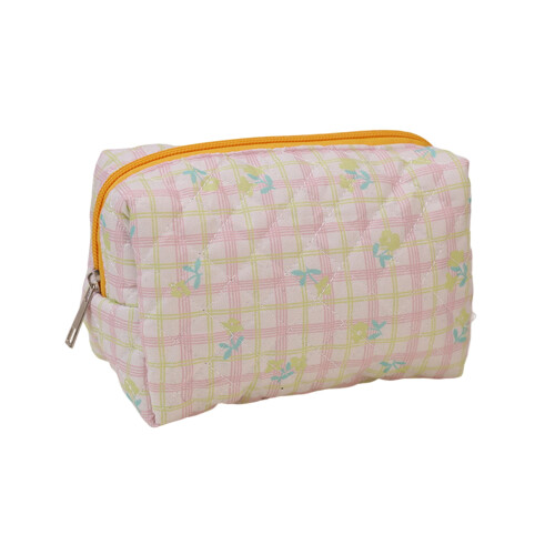 Hesroicy plaid pencil bag large capacity dustproof