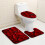 Ensemble de tapis de bain pour la Saint-Valentin, 3 pièces, 45 x 75 cm 4